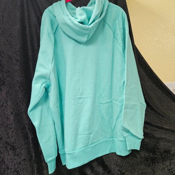 Zenana 3X Hoodie, Mint Green - Picture 4 of 4